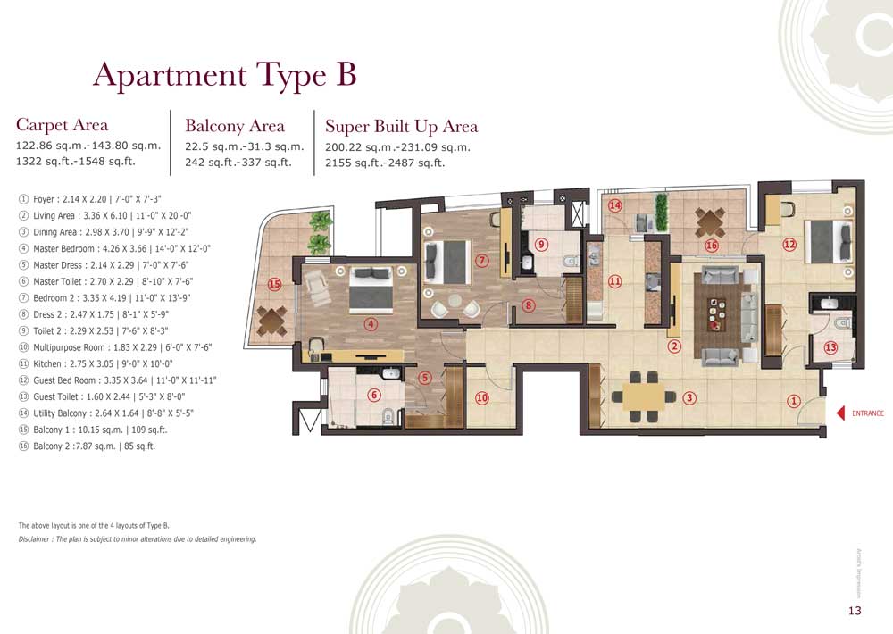Max Antara floor plan