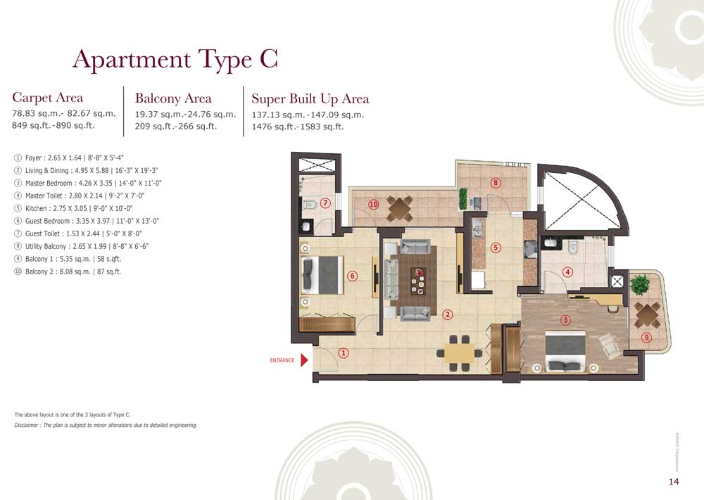 Max Antara floor plan